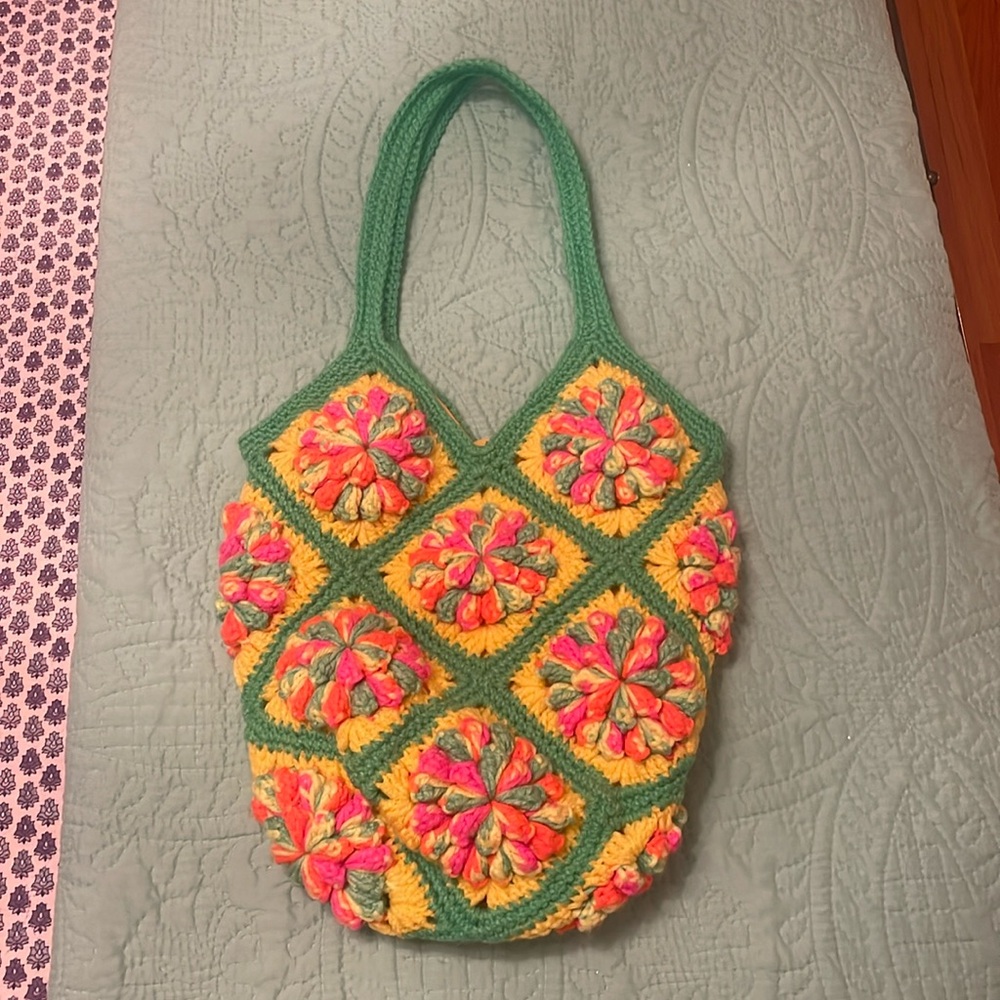 crochet handbag